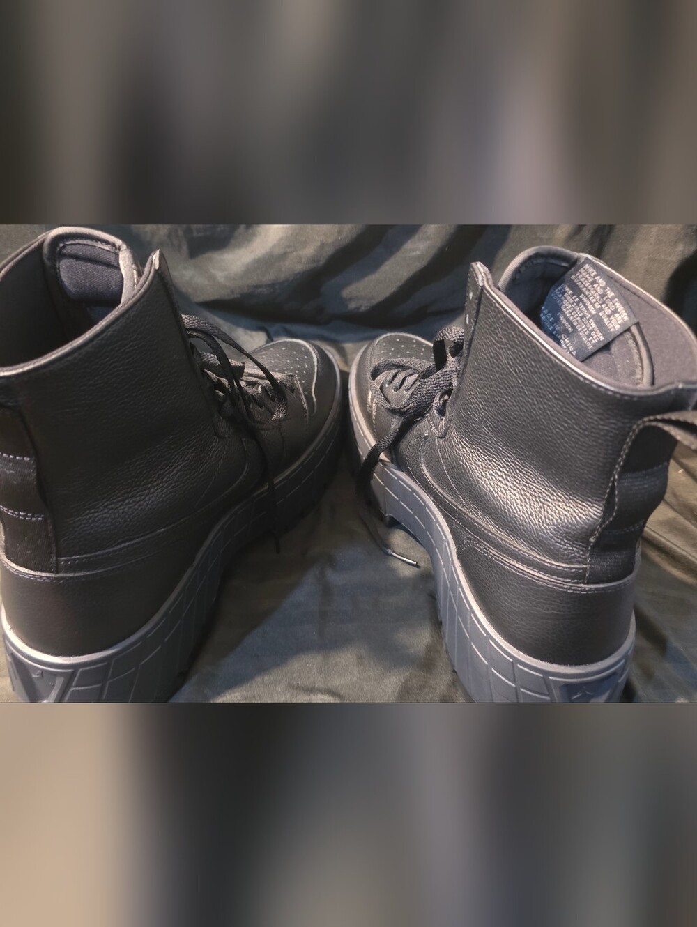 Nike Air Jordan 1 Brooklyn High Shoes Black FJ5737-001 Women Size 12 NWOB - Picture 5 of 7